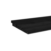 Zweeds rabatdeel Douglas houtlook zwart ca. 2,7 x 19 x 300 cm