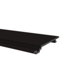 Wandplank WPC 1,9x18,8x240cm glad zwart