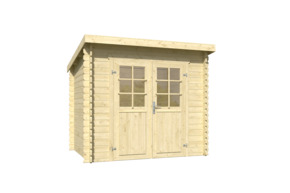 Tuinhuis Iris vurenhout onbehandeld 250 x 213 cm