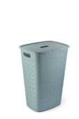 Curver Softex Wasmand met deksel 56L - Blauwgroen