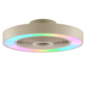 Brilliant plafondventilator Catania met lamp en RGB functie 37W