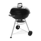 Weber Compact Kettle houtskool bbq metaal zwart ø 57 cm