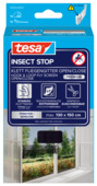 tesa Insect Stop raamhor met klittenband Open/Close 130x150 cm antraciet