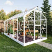 Royal Well Mary IV kweekkas full option aluminium wit 8,91 m²