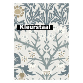 Behangstaal vliesbehang William Morrris at Home Blackthorn Blauw/Neutraal 140505