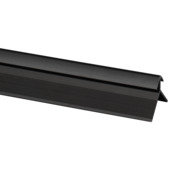 Buitenhoekprofiel zwart mat 280 x 2,6 x 2,6 cm