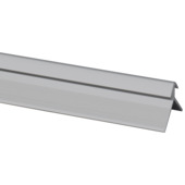 Buitenhoekprofiel zilver 280 x 2,6 x 2,6 cm