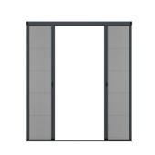 Bruynzeel plisséhordeur S900 op maat - voor buitendraaiende dubbele deuren