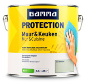 GAMMA Protection muur & keuken muurverf silver moss mat 2,5 liter