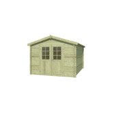 Tuinhuis Noor vurenhout geïmpregneerd 275 x 380 cm