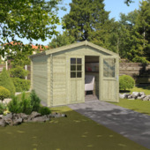 Tuinhuis Narcis vurenhout geïmpregneerd 295 x 307 cm