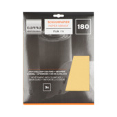 GAMMA Professional schuurpapier korrel P180 3 stuks