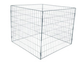 Compostkorf 540L zwart metaal