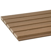 Kleurstaal lattenwand Decowall Advanced ton sur ton rustiek eiken 25x30cm
