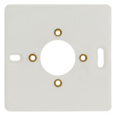 Q-Link montageplaat enkelvoudig M4 wit