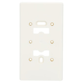 Q-Link montageplaat tweevoudig M4 wit