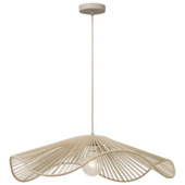 GAMMA hanglamp Lisa E27 fitting max 40W beige Ø70 cm