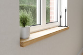 Vensterbank massief eiken 100 x 20 cm 40 mm