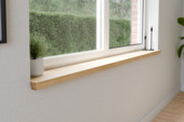 Vensterbank massief eiken 200 x 25 cm 40 mm