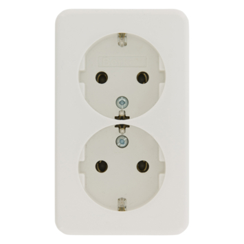 Berker Opbouw Dubbel Stopcontact Wit kopen? | Stopcontacten | GAMMA