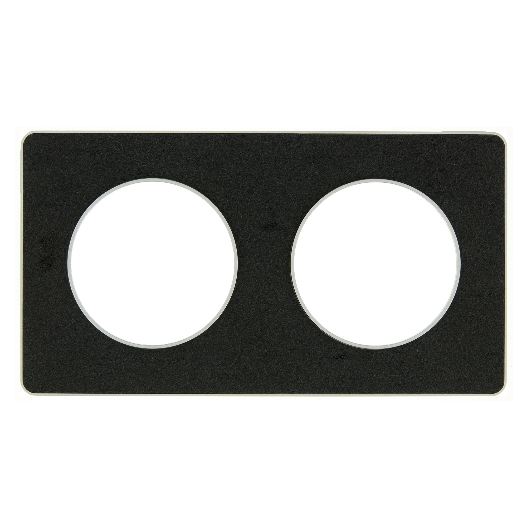 Schneider Electric Odace Afdekraam 2 Voudig Leisteenaluminium schneider electric kopen in de aanbieding