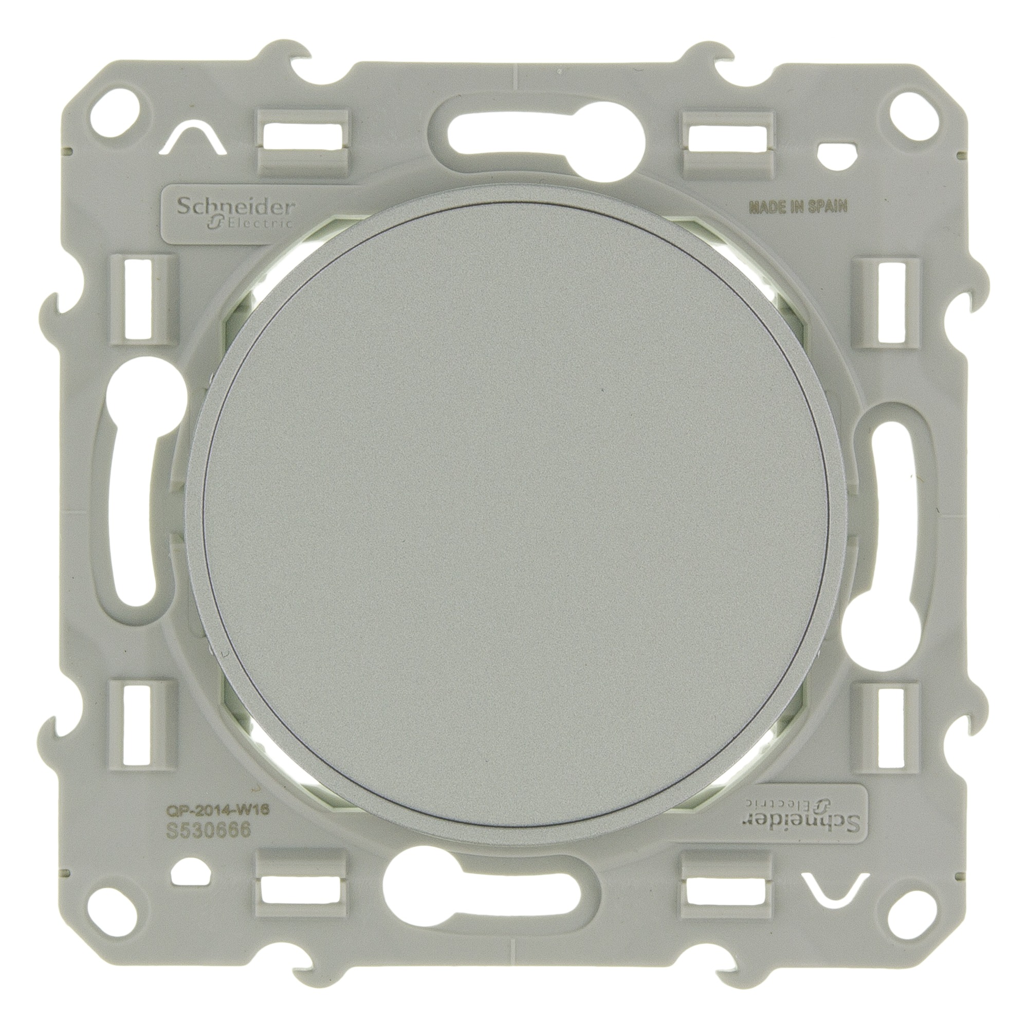 Schneider Electric Odace Blindplaat Aluminium schneider electric kopen in de aanbieding