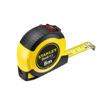 Stanley rolbandmaat 5m duallock kopen? | Meetgereedschap & bouwlasers ...