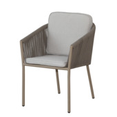 Tuinstoel Lugo beige staal