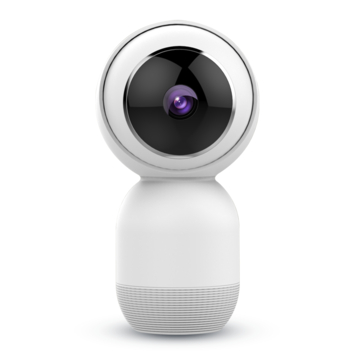 Qnect slimme WIFI binnencamera draaibaar 1080p - werkt met Google Home ...