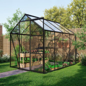 Royal Well Kate II kweekkas full option aluminium zwart 4,83 m²