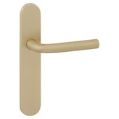 Deurkrukset Delhi blindschild messing