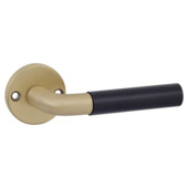 Gamma deurkruk set Sevilla rond rozet messing mat