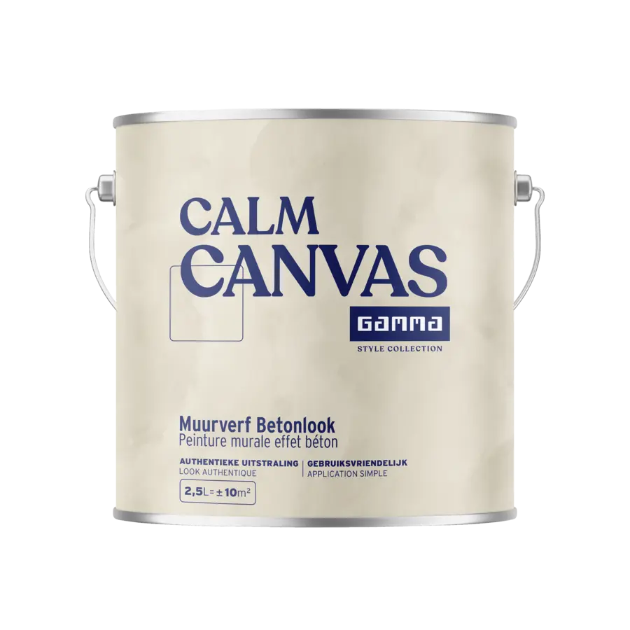 GAMMA Style Collection muurverf betonlook calm canvas extra mat 2,5 liter