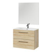 Tiger Reef badkamermeubelset 80 cm licht eiken