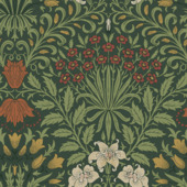 Vliesbehang William Morrris at Home Garden Mosgroen 140495
