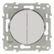 Schneider Electric Odace wissel-wisselschakelaar wit
