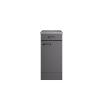 Optifit onderkast Kiel420 inclusief 1 deur, 1 plank en 1 lade antraciet 88 x 40 x 60 cm kopen? | Keukenkasten | GAMMA