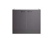 Optifit spoelonderkast Kiel420 inclusief 2 deuren antraciet 85,2 x 100 x 57,1 cm