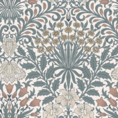 Vliesbehang William Morrris at Home Garden Poederblauw 140493