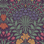 Vliesbehang William Morrris at Home Garden Bessenpaars 140498