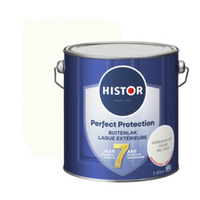 Histor Perfect Protection buitenlak hoogglans RAL 9010 gebroken wit 2,5 liter
