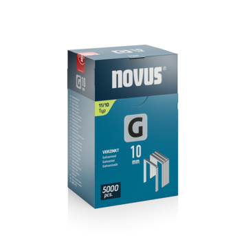 Novus vlakdraad nieten GU11 - 10 mm 5000 stuks kopen? | Tacker nieten & nagels | GAMMA