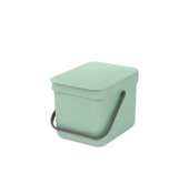 Brabantia Sort & Go Prullenbak - 6 l - Jade Green