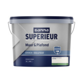 GAMMA Superieur muurverf RAL 9010 moonlight mat 10 liter