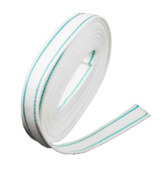 Rolluiklint soft touch wit groen 22 mm x 10 m