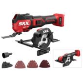 Skil 20V accu Multi-Twin 3640CA multitool en cirkelzaag incl accessoires (zonder accu)