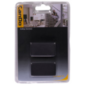 CanDo eindkap Mat Zwart 50X25MM