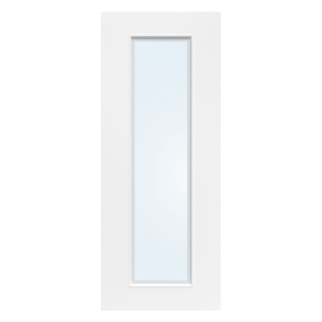 Arne & Bodil binnendeur ABD20 mat glas met blanke rand - wit afgelakt