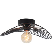 EGLO plafondlamp casorzo zwart E27 36,5X29 cm
