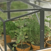 Royal Well broeikas klein Parsley Planter Small groengrijs 60 x 80 x 46 cm